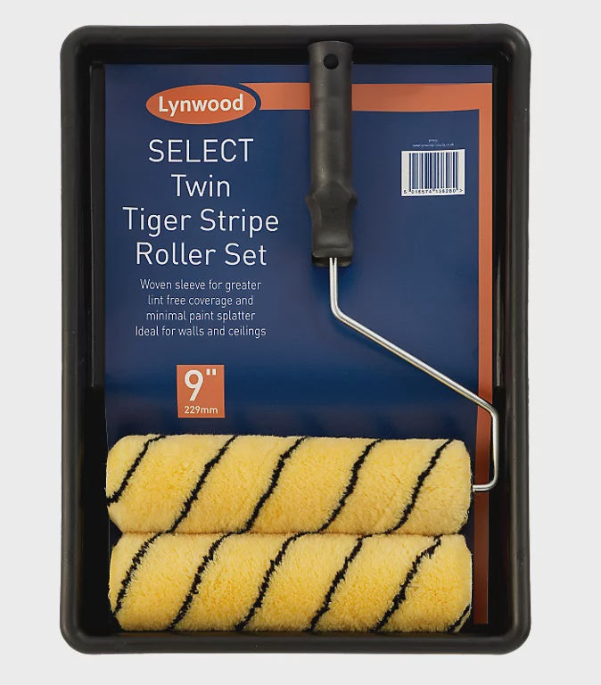 Lynwood 9" Twin tiger stripe roller set RT930
