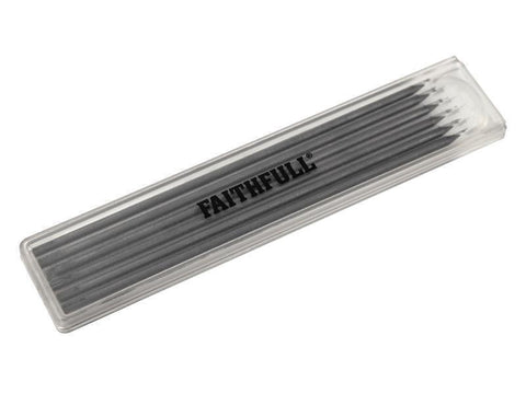 Faithfull 6 Piece Black Long Reach Pencil Marking Refill Pack FAICPLRRFILB