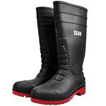 Scan SCAFWWELL12 Safety Wellingtons Boot Black UK 12 / EUR 46