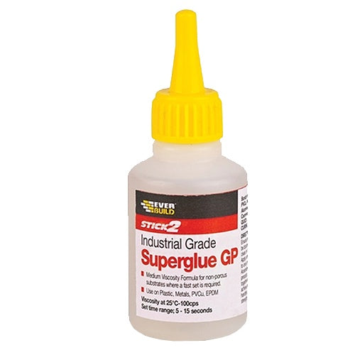 Everbuild CYN20 Industrial Superglue General Purpose 20g EVBCYN20