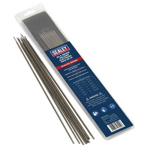 Sealey WE1020 Welding Electrode 2 x 300mm - Pack of 10