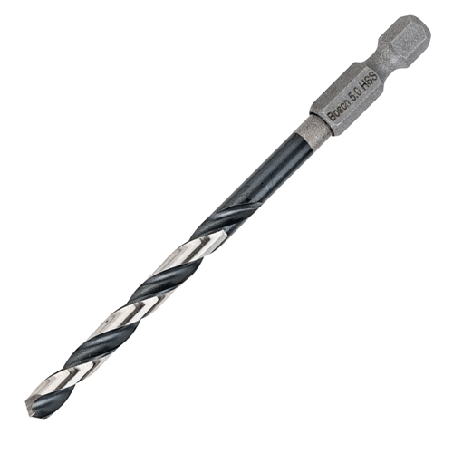 Bosch Impact Control Hex Shank Multi-Material Twist Drill Bit 5mm x 52mm 2608577056