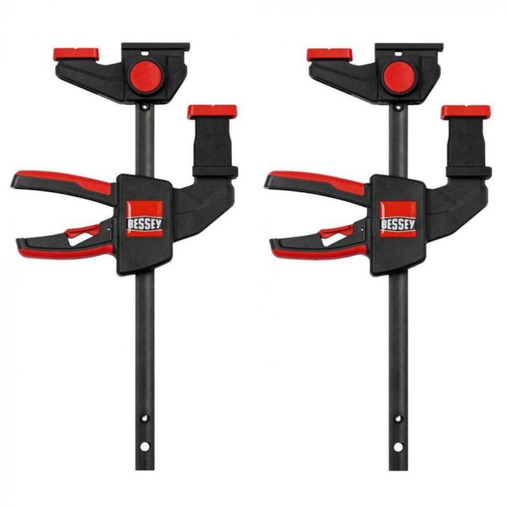 Bessey EZR15-6 One-Handed Guide Rail Clamp Twin Pack 2 x 6"