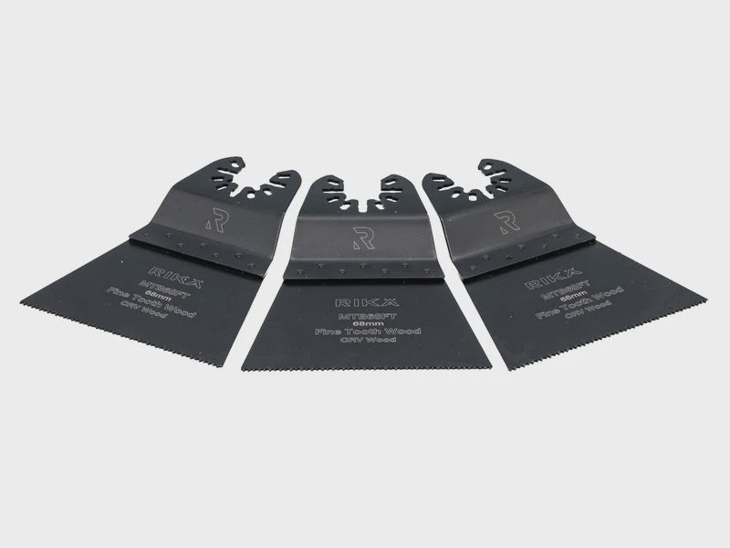 RIKA MTB68FT Universal 68mm Fine Tooth Multi Tool Saw Blade 3pk MTBR008
