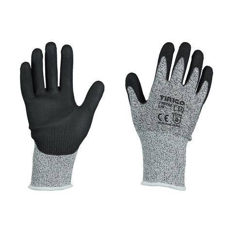 Timco High Cut Gloves - PU Coated HPPE Fibre with Glass Fibre Medium 770885