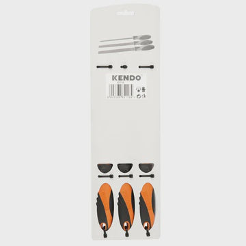 Kendo 200mm Steel File Set 3 piece