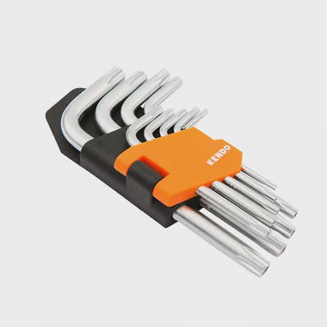 Kendo Extra Long Arm Torx Key Set 9 Pieces