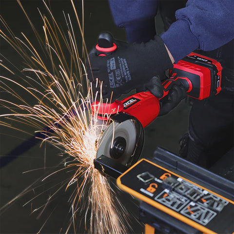 Excel 18V Cordless 115mm Angle Grinder (Battery & Charger Not Included)
