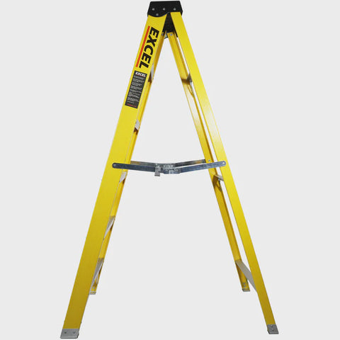 Excel Electricians Fibreglass Step Ladder 5 Tread 1.56m Heavy Duty