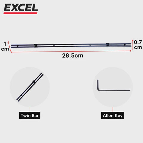 Excel Guide Rail Connector Bar