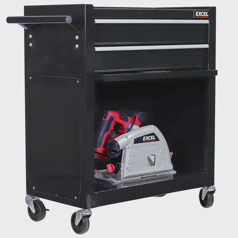 Excel Roller Tool Chest Cabinet 8 Drawer Storage Toolbox