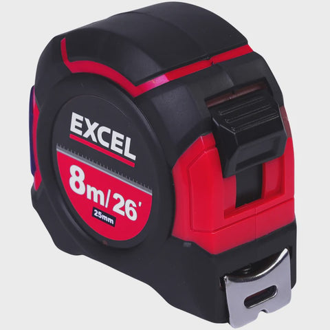 Excel Tape Measure 8m/26ft