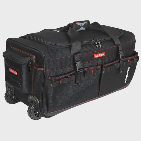 Excel Tools4Trade 26" Heavy Duty Tool Bag with Wheels Black