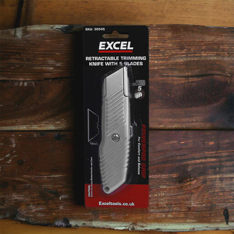 Excel Trimming Knife with 5 Blades