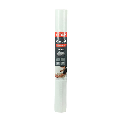 Timco 25M x 0.6M Shield Protector Film Roll For Carpet Easy Peel 25CP