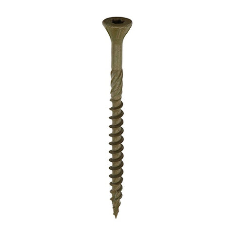 Timco C2 4.5 x 75mm Deck-Fix TX Countersunk with Ribs Twin-Cut Green 75C2D250