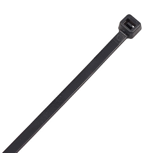 Timco 4.8 x 370mm Cable Ties nylon Black 48370CTB