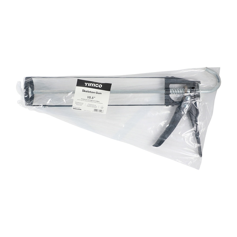 Timco 10 1/2" Skeleton Gun Caulk & Adhesives Trigger Ratio SKELGUN