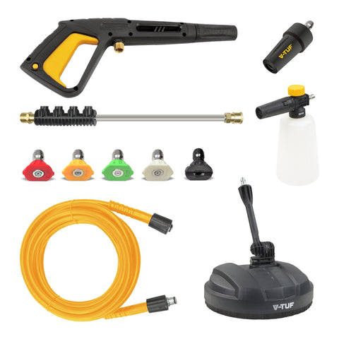 V-TUF V3-240X2 240V Portable Electric Pressure Washer 2175psi, 150Bar, 7.5L/min
