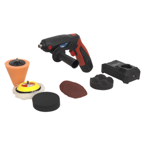 Sealey CP2812V Cordless Mini Sander/Polisher Kit 75mm 12V Lithium-ion