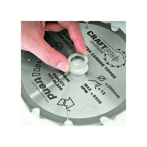 Trend Craft Reducing Ring / Bush Washer 30mm Dia. X 25.4mm Bore X 1.7mm Thick CSB/BW14