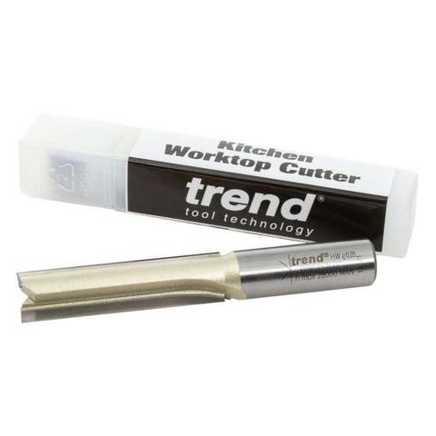 Trend 1/2" TCT Two Flute Straight Worktop Router Cutter 12.7mm x 50mm BR01X1/2TC