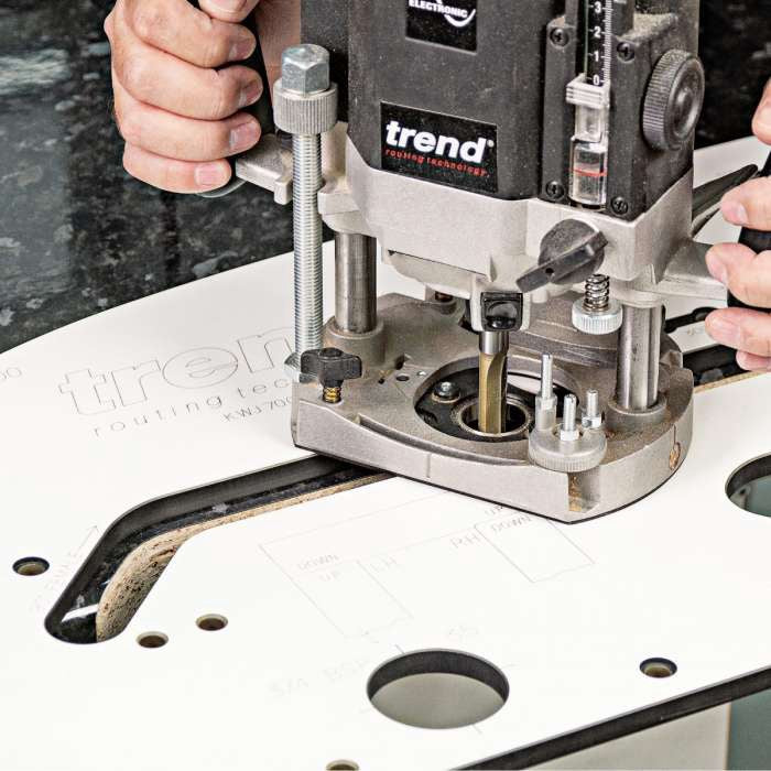 Trend 1/2" TCT Two Flute Straight Worktop Router Cutter 12.7mm x 50mm BR01X1/2TC