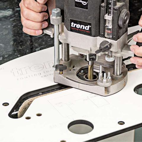 Trend 1/2" TCT Two Flute Straight Worktop Router Cutter 12.7mm x 50mm BR01X1/2TC