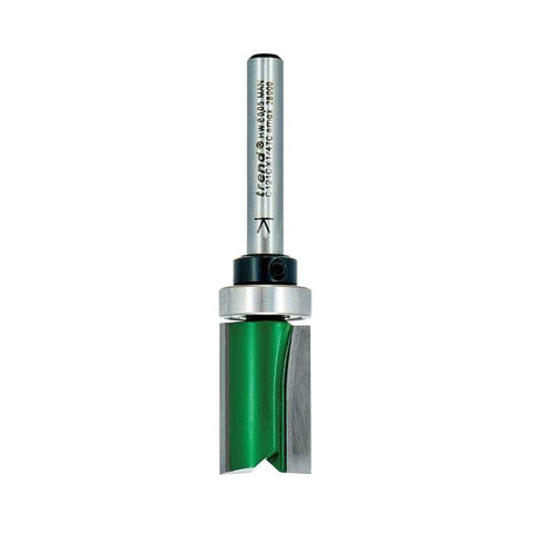 Trend 1/4" 15.9mm Dia. x 25mm Cut Template Profile Cutter C121CX1/4TC