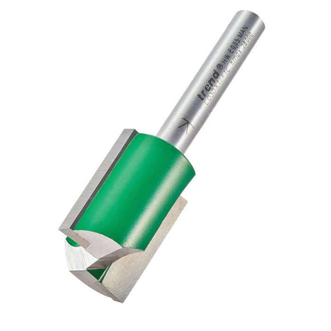 Trend 1/4" Two Flute Straight Cutter 19.1mm Dia. x 25.4mm Cut C030X1/4TC