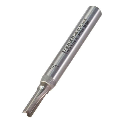 Trend 1/4" Two Flute Cutter 4mm C002X1/4TC