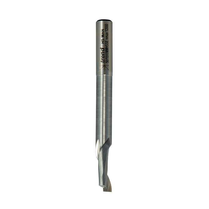 Trend Helical Plunge Cutter 8mm Dia. X 14mm Cut 50/18X8MMHSSE