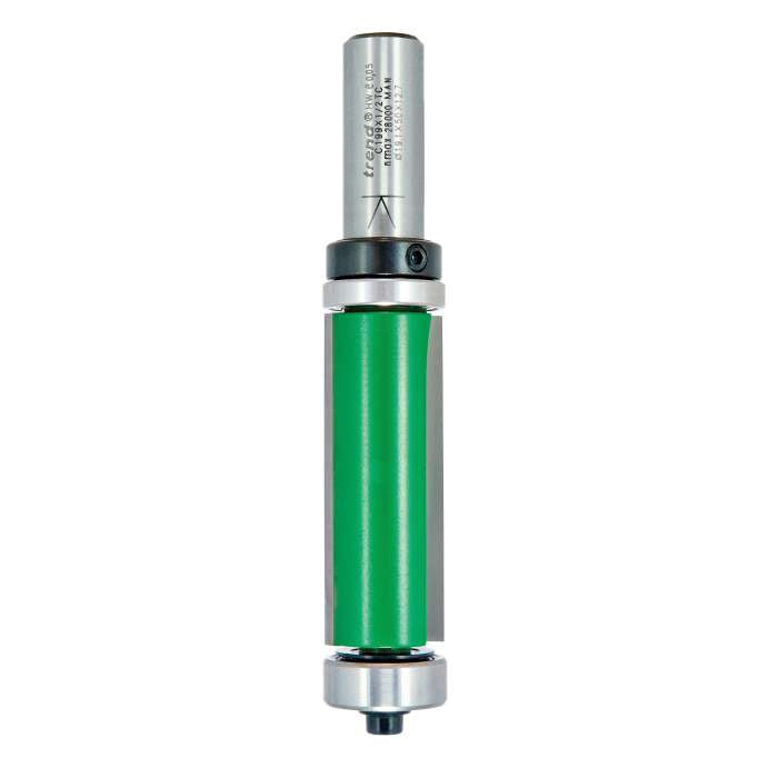 Trend 19.mm Dia. x 50mm Cut Double Guided Trimmer C199X1/2TC