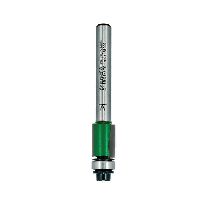 Trend Self guided trimmer 9.5mm diameter C115X1/4TC