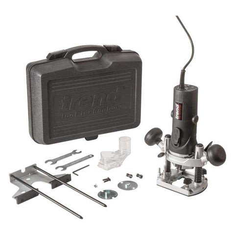 Trend T4EK 1/4" Variable Speed Router 230V c/w Kitbox