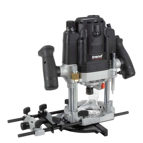 Trend T8EK 1/2in Dual Mode Plunge Router 2200W 240V With Carry Case