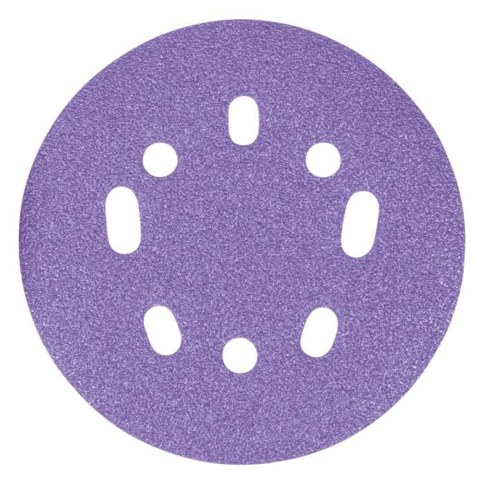 Trend Zirconium Random Orbital 8-Hole Sanding Disc 10pc 125mm 60 grit AB/125/60Z
