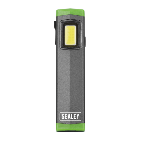 Sealey LED500SB 3W COB LED Super Beam Aluminium Mini Hand Torch