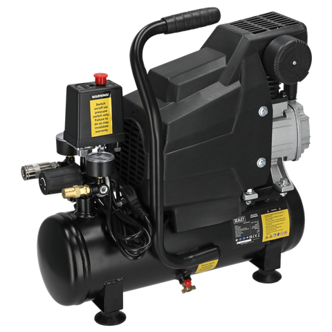 Sealey SAC0620A 6L Direct Drive Air Compressor 230V/13A Compact, Powerful & Reliable for Workshops
