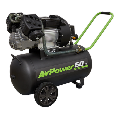 Sealey SAC5030VE 50L V-Twin Direct Drive Air Compressor 230V
