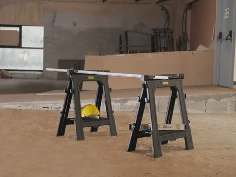 Stanley 1-70-713 Folding Sawhorse Twin Pack Polypropylene STA170713