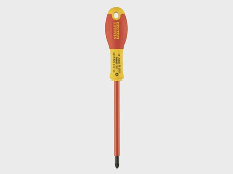 Stanley PZ2 x 125mm FatMax VDE Insulated Screwdriver Pozidriv Tip STA065419