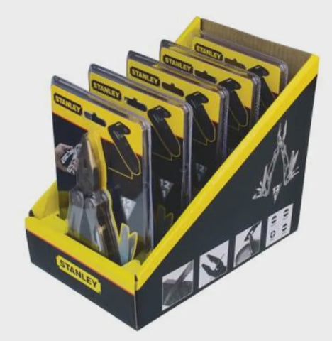 Stanley 0-84-519 12-in-1 12 Piece Multi-Tool With Belt Pouch STA084519