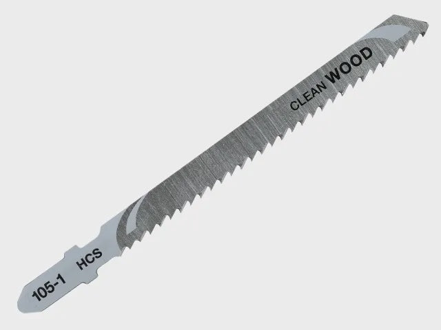 DeWalt 100mm HCS T-Shank Wood Cutting Jigsaw Blades DT2165-QZ Pack of 5
