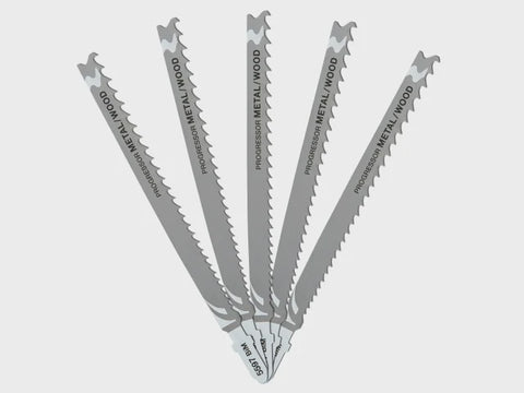 DeWalt 132mm HCS Progressor Tooth Jigsaw Blades DT2059-QZ Pack of 5