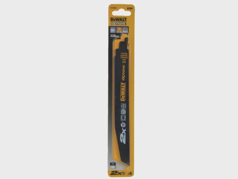 DeWalt 228mm 10TPI General Purpose Reciprocating Blades DT2308L-QZ Pack of 5