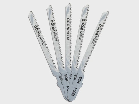 DeWalt 76mm HCS T-Shank Scroller Jigsaw Wood Cutting Blades DT2168-QZ Pack of 5