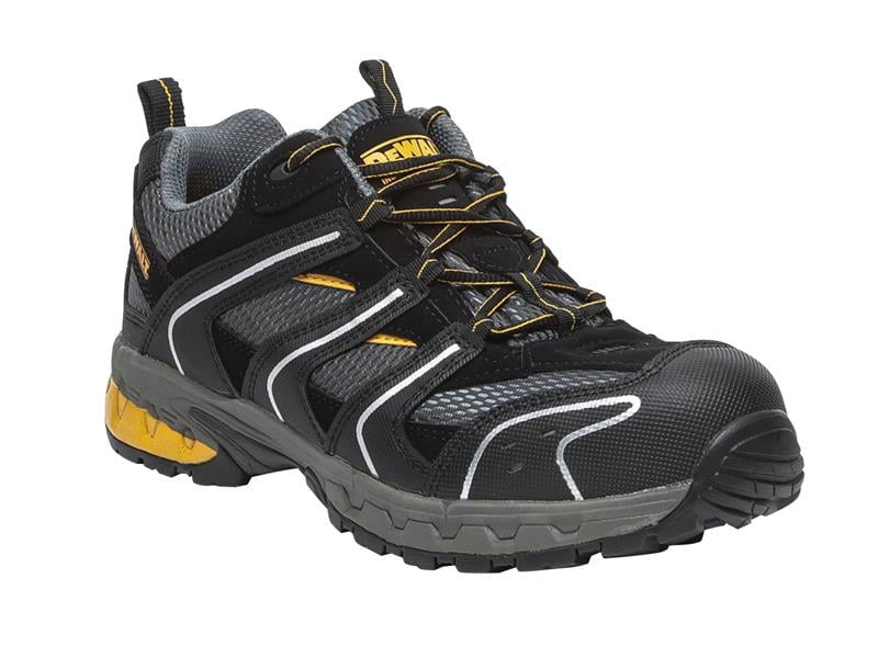 Dewalt Cutter Lightweight Safety Trainers Black Size 8 DEWCUTTER8