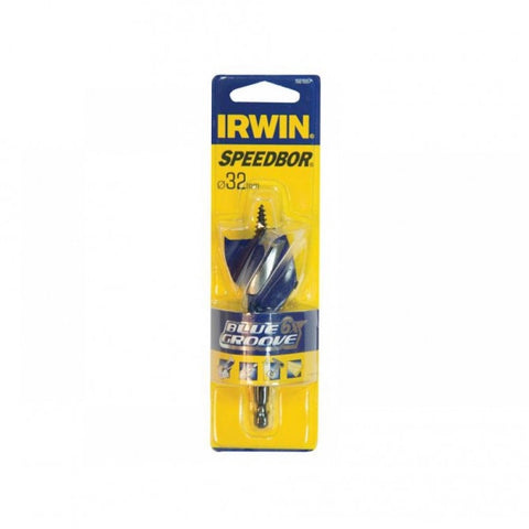 Irwin 1921997 Blue Groove 6X Stubby Wood Bit 32 x 100mm