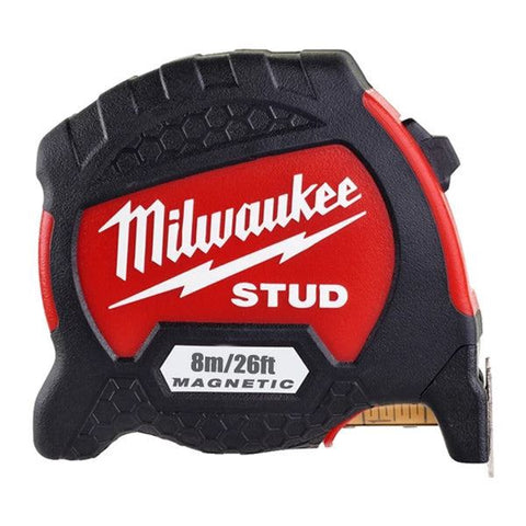 Milwaukee 8m 26ft Stud Gen2 Magnetic Measure Tape 4932471629